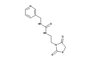 1-[2-(2,4-diketothiazolidin-3-yl)ethyl]-3-(3-pyridylmethyl)urea