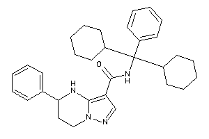 N-[dicyclohexyl(phenyl)methyl]-5-phenyl-4,5,6,7-tetrahydropyrazolo[1,5-a]pyrimidine-3-carboxamide