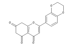 2-(2,3-dihydro-1,4-benzodioxin-6-yl)-8H-chromene-4,5,7-trione
