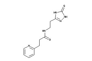 3-(2-pyridyl)-N-[2-(5-thioxo-1,4-dihydro-1,2,4-triazol-3-yl)ethyl]propionamide