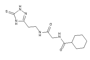 N-[2-keto-2-[2-(5-thioxo-1,4-dihydro-1,2,4-triazol-3-yl)ethylamino]ethyl]cyclohexanecarboxamide