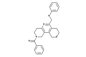 Image of [6-(phenoxymethyl)-1,3,4,7,8,10-hexahydropyrano[4,3-c][1,6]naphthyridin-2-yl]-phenyl-methanone