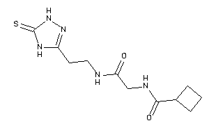 N-[2-keto-2-[2-(5-thioxo-1,4-dihydro-1,2,4-triazol-3-yl)ethylamino]ethyl]cyclobutanecarboxamide