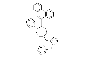 Image of [4-[(3-benzylimidazol-4-yl)methyl]-7-phenyl-1,4-diazepan-1-yl]-(2-phenylphenyl)methanone