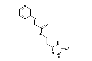 3-(3-pyridyl)-N-[2-(5-thioxo-1,4-dihydro-1,2,4-triazol-3-yl)ethyl]acrylamide