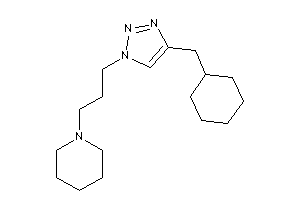 1-[3-[4-(cyclohexylmethyl)triazol-1-yl]propyl]piperidine