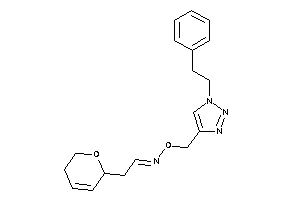 2-(3,6-dihydro-2H-pyran-6-yl)ethylidene-[(1-phenethyltriazol-4-yl)methoxy]amine
