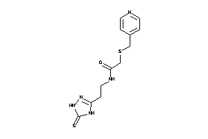 2-(4-pyridylmethylthio)-N-[2-(5-thioxo-1,4-dihydro-1,2,4-triazol-3-yl)ethyl]acetamide