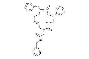Image of N-benzyl-2-(7-benzyl-8,13-diketo-10-phenyl-9-oxa-12-azacyclotridec-3-en-1-yl)acetamide