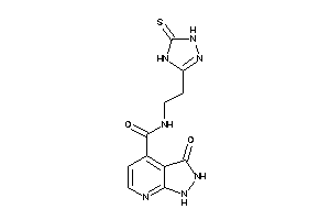 3-keto-N-[2-(5-thioxo-1,4-dihydro-1,2,4-triazol-3-yl)ethyl]-1,2-dihydropyrazolo[3,4-b]pyridine-4-carboxamide