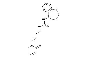 1-[4-(2-keto-1-pyridyl)butyl]-3-(2,3,4,5-tetrahydro-1-benzoxepin-5-yl)urea