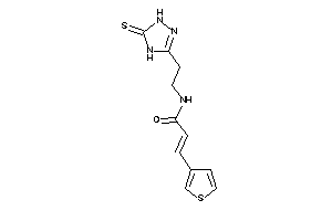 3-(3-thienyl)-N-[2-(5-thioxo-1,4-dihydro-1,2,4-triazol-3-yl)ethyl]acrylamide