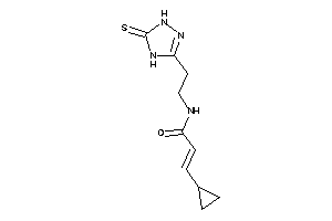 3-cyclopropyl-N-[2-(5-thioxo-1,4-dihydro-1,2,4-triazol-3-yl)ethyl]acrylamide