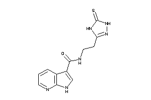 Image of N-[2-(5-thioxo-1,4-dihydro-1,2,4-triazol-3-yl)ethyl]-1H-pyrrolo[2,3-b]pyridine-3-carboxamide