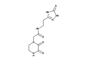 2-(2,3-diketopiperazino)-N-[2-(5-thioxo-1,4-dihydro-1,2,4-triazol-3-yl)ethyl]acetamide