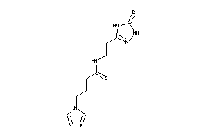 4-imidazol-1-yl-N-[2-(5-thioxo-1,4-dihydro-1,2,4-triazol-3-yl)ethyl]butyramide