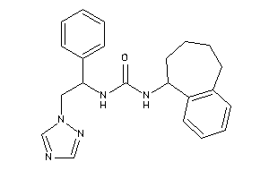 1-[1-phenyl-2-(1,2,4-triazol-1-yl)ethyl]-3-(6,7,8,9-tetrahydro-5H-benzocyclohepten-9-yl)urea