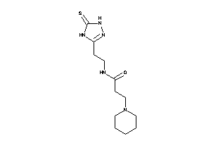 3-piperidino-N-[2-(5-thioxo-1,4-dihydro-1,2,4-triazol-3-yl)ethyl]propionamide