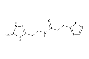 3-(1,2,4-oxadiazol-5-yl)-N-[2-(5-thioxo-1,4-dihydro-1,2,4-triazol-3-yl)ethyl]propionamide