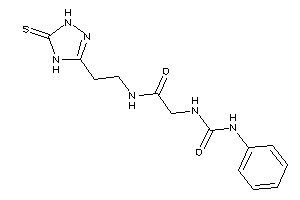 2-(phenylcarbamoylamino)-N-[2-(5-thioxo-1,4-dihydro-1,2,4-triazol-3-yl)ethyl]acetamide