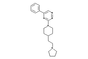 5-phenyl-3-[4-(2-pyrrolidinoethyl)piperidino]-1,2,4-triazine