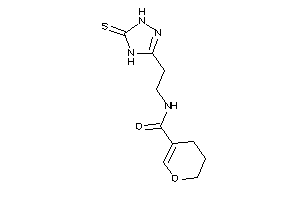 N-[2-(5-thioxo-1,4-dihydro-1,2,4-triazol-3-yl)ethyl]-3,4-dihydro-2H-pyran-5-carboxamide