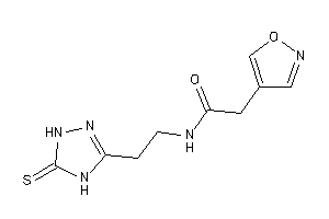 2-isoxazol-4-yl-N-[2-(5-thioxo-1,4-dihydro-1,2,4-triazol-3-yl)ethyl]acetamide