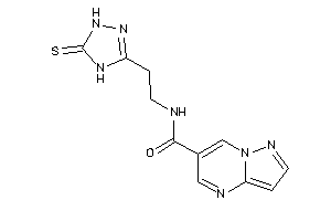 N-[2-(5-thioxo-1,4-dihydro-1,2,4-triazol-3-yl)ethyl]pyrazolo[1,5-a]pyrimidine-6-carboxamide