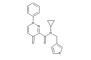 N-cyclopropyl-4-keto-1-phenyl-N-(3-thenyl)pyridazine-3-carboxamide