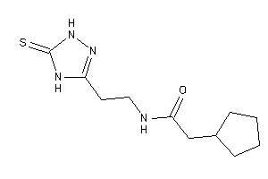 2-cyclopentyl-N-[2-(5-thioxo-1,4-dihydro-1,2,4-triazol-3-yl)ethyl]acetamide