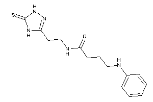 4-anilino-N-[2-(5-thioxo-1,4-dihydro-1,2,4-triazol-3-yl)ethyl]butyramide