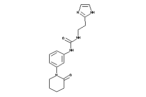 1-[2-(1H-imidazol-2-yl)ethyl]-3-[3-(2-ketopiperidino)phenyl]urea