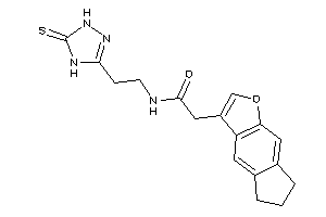 2-(6,7-dihydro-5H-cyclopenta[f]benzofuran-3-yl)-N-[2-(5-thioxo-1,4-dihydro-1,2,4-triazol-3-yl)ethyl]acetamide