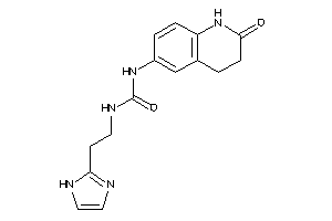 1-[2-(1H-imidazol-2-yl)ethyl]-3-(2-keto-3,4-dihydro-1H-quinolin-6-yl)urea