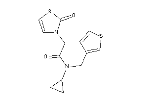 N-cyclopropyl-2-(2-keto-4-thiazolin-3-yl)-N-(3-thenyl)acetamide