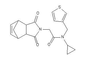 N-cyclopropyl-2-(diketoBLAHyl)-N-(3-thenyl)acetamide