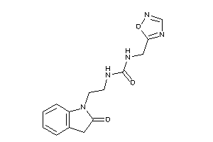 1-[2-(2-ketoindolin-1-yl)ethyl]-3-(1,2,4-oxadiazol-5-ylmethyl)urea