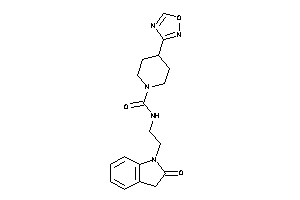 N-[2-(2-ketoindolin-1-yl)ethyl]-4-(1,2,4-oxadiazol-3-yl)piperidine-1-carboxamide