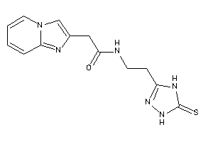 2-imidazo[1,2-a]pyridin-2-yl-N-[2-(5-thioxo-1,4-dihydro-1,2,4-triazol-3-yl)ethyl]acetamide