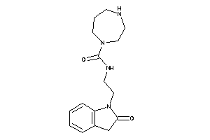 N-[2-(2-ketoindolin-1-yl)ethyl]-1,4-diazepane-1-carboxamide