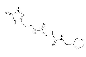 2-(cyclopentylmethylcarbamoylamino)-N-[2-(5-thioxo-1,4-dihydro-1,2,4-triazol-3-yl)ethyl]acetamide