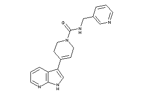 N-(3-pyridylmethyl)-4-(1H-pyrrolo[2,3-b]pyridin-3-yl)-3,6-dihydro-2H-pyridine-1-carboxamide