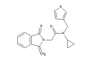 N-cyclopropyl-2-(1-keto-3-methylene-isoindolin-2-yl)-N-(3-thenyl)acetamide