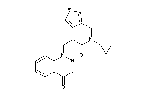 N-cyclopropyl-3-(4-ketocinnolin-1-yl)-N-(3-thenyl)propionamide