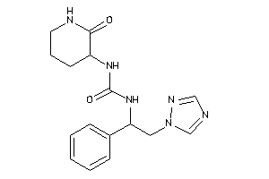 1-(2-keto-3-piperidyl)-3-[1-phenyl-2-(1,2,4-triazol-1-yl)ethyl]urea