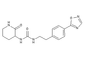 1-(2-keto-3-piperidyl)-3-[2-[4-(1,2,4-oxadiazol-5-yl)phenyl]ethyl]urea