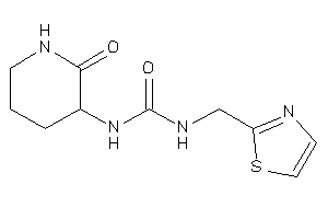 1-(2-keto-3-piperidyl)-3-(thiazol-2-ylmethyl)urea