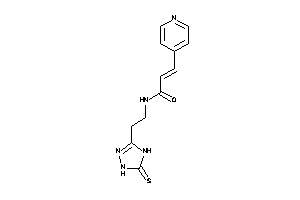 3-(4-pyridyl)-N-[2-(5-thioxo-1,4-dihydro-1,2,4-triazol-3-yl)ethyl]acrylamide