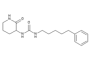 1-(2-keto-3-piperidyl)-3-(5-phenylpentyl)urea