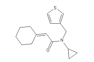 2-cyclohexylidene-N-cyclopropyl-N-(3-thenyl)acetamide